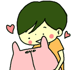 shiro to usachan sticker #7550821