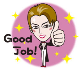 Shining musical star 3 sticker #7550868