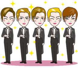 Shining musical star 3 sticker #7550899