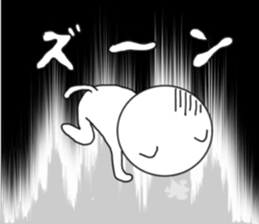 White gentleman cat sticker #7550996