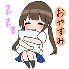 Three high school girls sticker #7551029