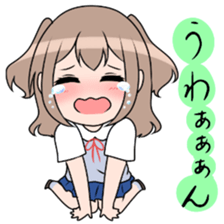 Three high school girls sticker #7551050