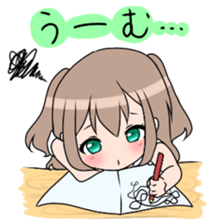 Three high school girls sticker #7551056