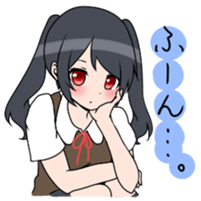 Three high school girls sticker #7551061