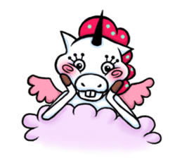 Colorful Unicorn Coco sticker #7551232