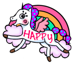 Colorful Unicorn Coco sticker #7551237