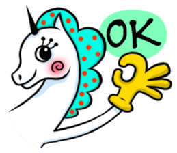 Colorful Unicorn Coco sticker #7551242