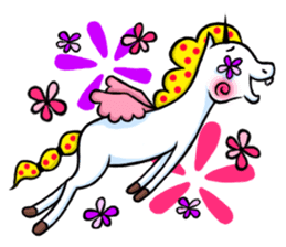 Colorful Unicorn Coco sticker #7551250