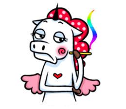 Colorful Unicorn Coco sticker #7551261