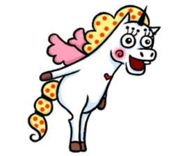 Colorful Unicorn Coco sticker #7551262