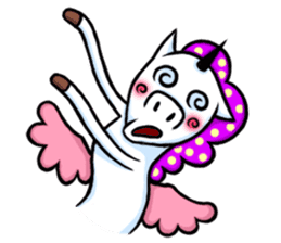 Colorful Unicorn Coco sticker #7551263