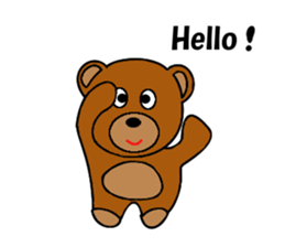 Frendy bear. sticker #7551308