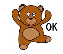 Frendy bear. sticker #7551310