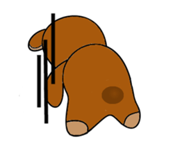 Frendy bear. sticker #7551315