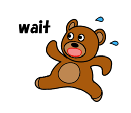 Frendy bear. sticker #7551321