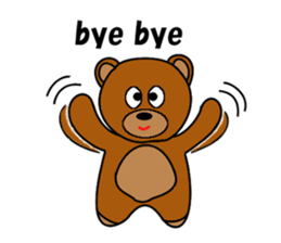 Frendy bear. sticker #7551325