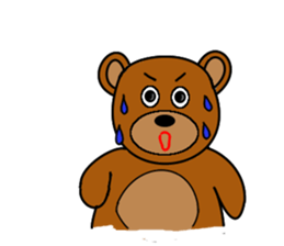 Frendy bear. sticker #7551331