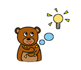 Frendy bear. sticker #7551334
