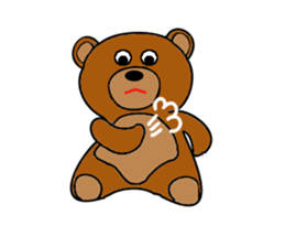 Frendy bear. sticker #7551336