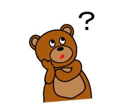 Frendy bear. sticker #7551337