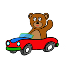 Frendy bear. sticker #7551339