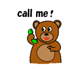 Frendy bear. sticker #7551340