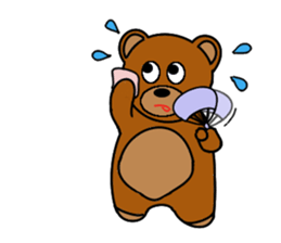 Frendy bear. sticker #7551341