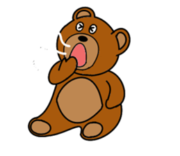 Frendy bear. sticker #7551342