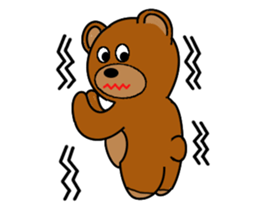 Frendy bear. sticker #7551344