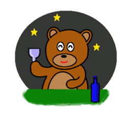 Frendy bear. sticker #7551346