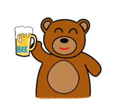 Frendy bear. sticker #7551347