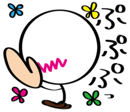 pretty stick human3 sticker #7551848