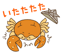 samurai warrior helmet crab sticker #7552105