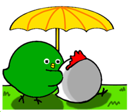 Funny Bird 'Torio' sticker #7552399