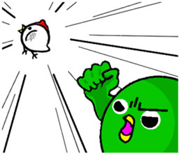 Funny Bird 'Torio' sticker #7552405