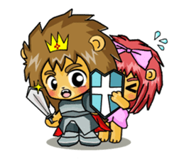 King and princess sweet world II sticker #7552461