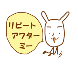 rabbit teacher sticker #7553191