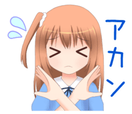 Kansai-ben girls sticker #7553285