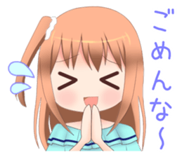 Kansai-ben girls sticker #7553291