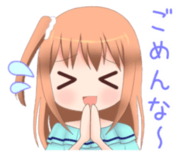 Kansai-ben girls sticker #7553291