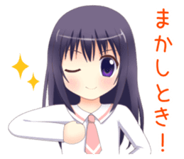 Kansai-ben girls sticker #7553302