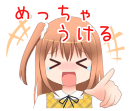 Kansai-ben girls sticker #7553303