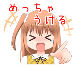 Kansai-ben girls sticker #7553303