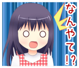 Kansai-ben girls sticker #7553310