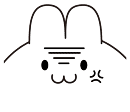 Marshmallow rabbit (No words) sticker #7553426