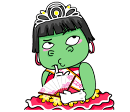 Miss Green(Eng) sticker #7553548