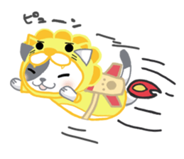Cosplay cats by Aimi Ikenaga sticker #7554053