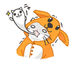Cosplay cats by Aimi Ikenaga sticker #7554079