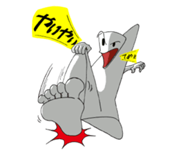 Both sides of just feeling sticker #7554185