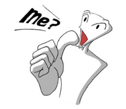 Both sides of just feeling sticker #7554199